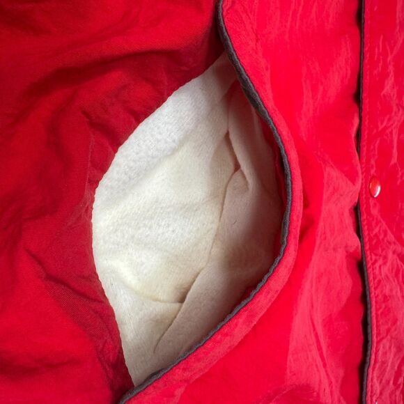 VTG Woolrich Jacket Mens Large Nylon Red Blue Lining Thinsulate USA‎ Gorpcore - Picture 5 of 16